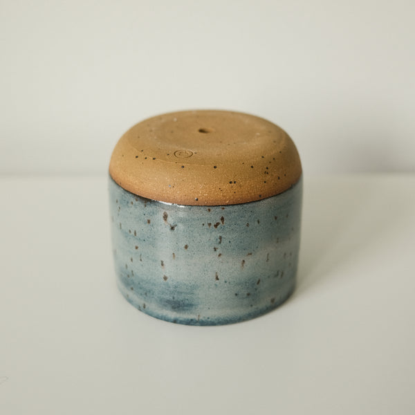 Speckled Blue Planter Pot - 3.75 x 3.25"