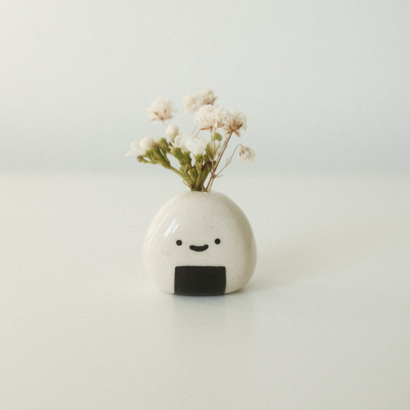 Onigiri Porcelain Mini Bud Vase