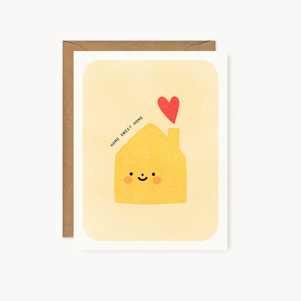 Home Sweet Home - Housewarming Risograph Card