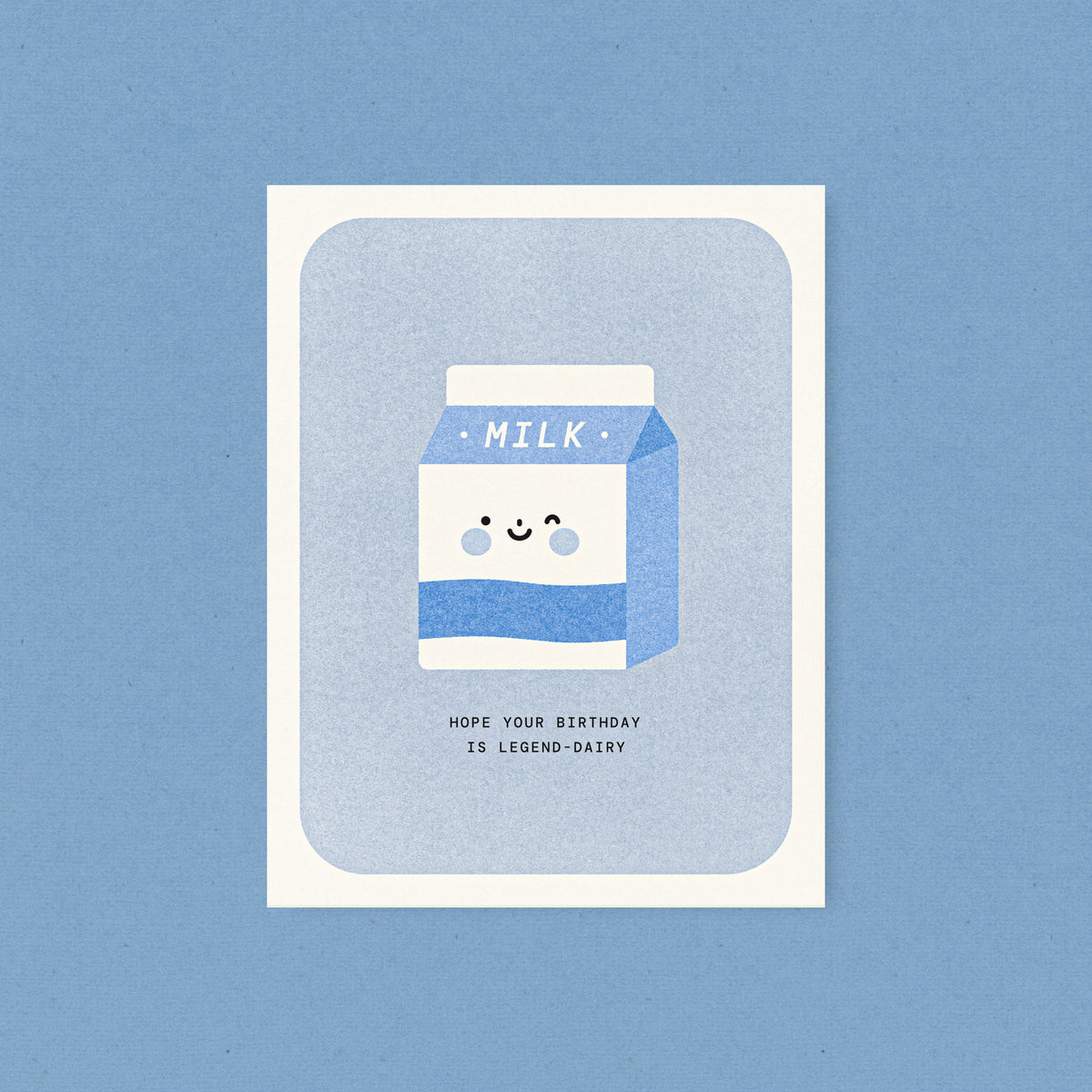 Legend-dairy Birthday - Milk Risograph Card