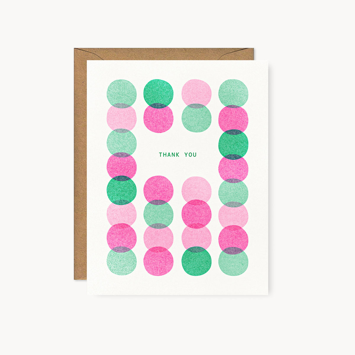 Thank You Risograph Card