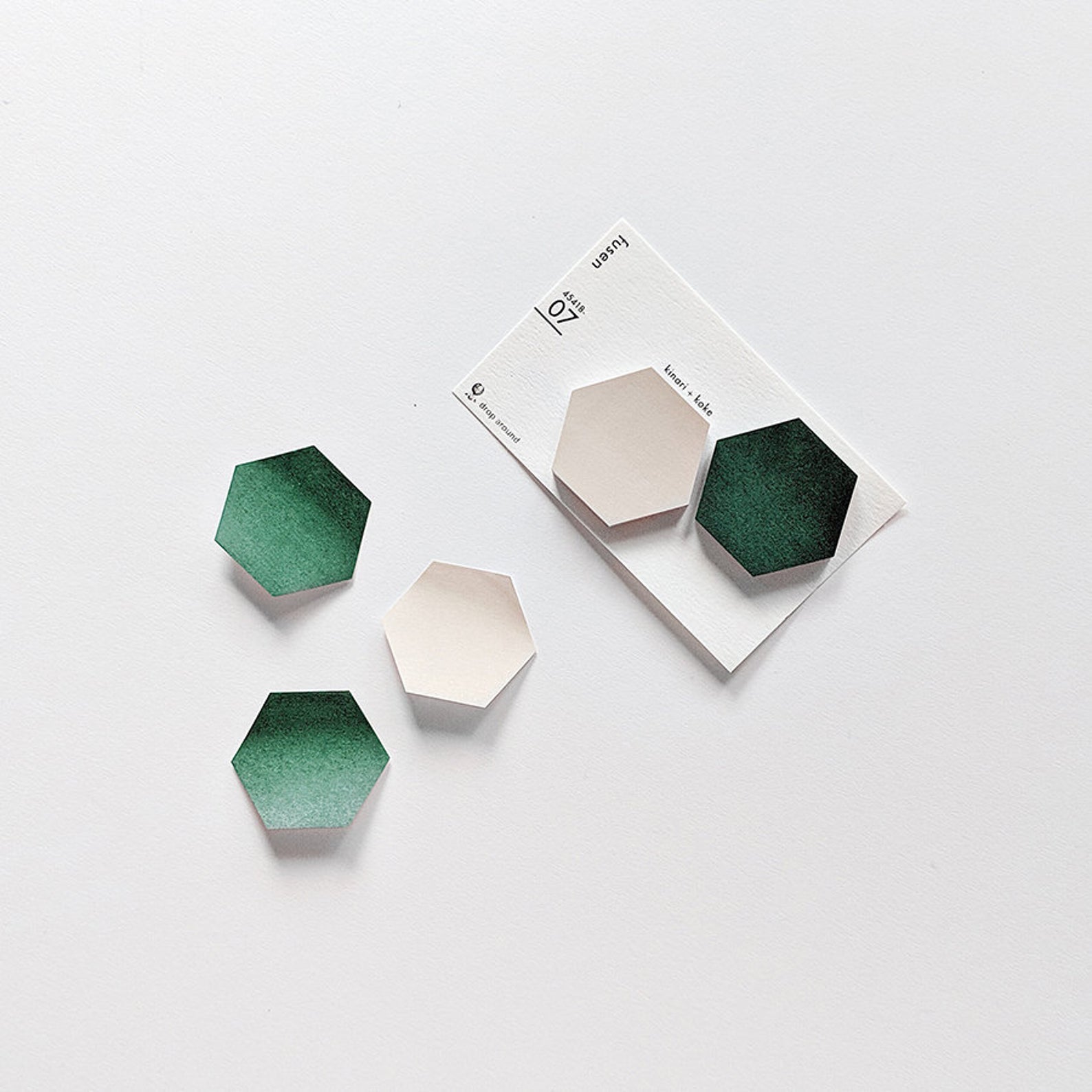 Geometric Fusen Sticky Note by Classiky x Drop Around