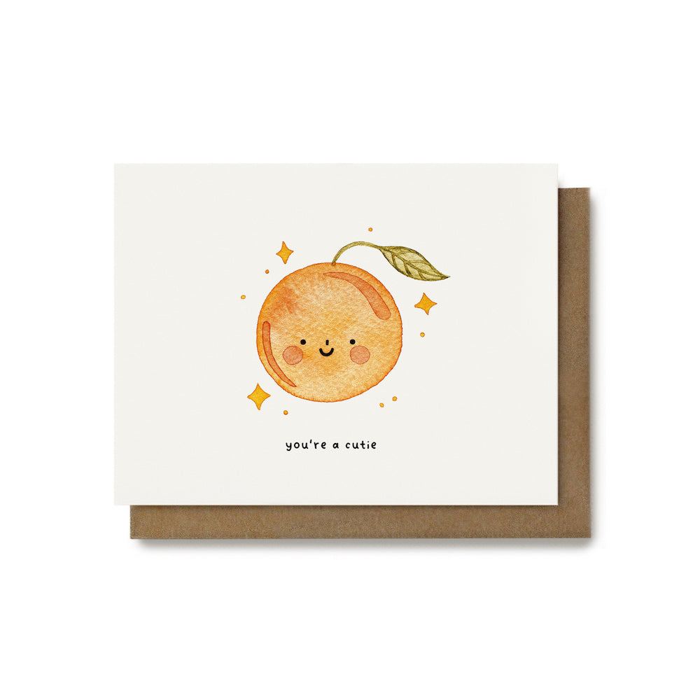 You're a Cutie - Food Pun Card