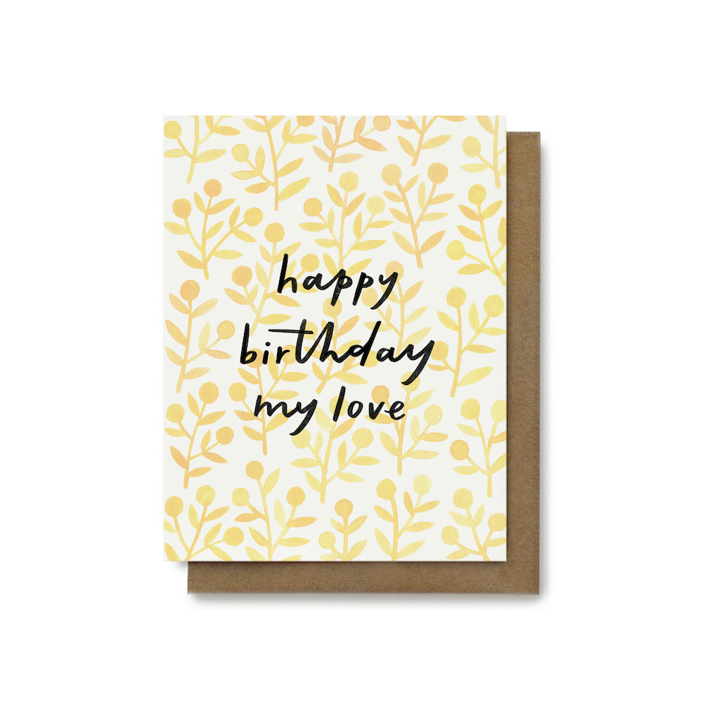 Happy Birthday My Love Card
