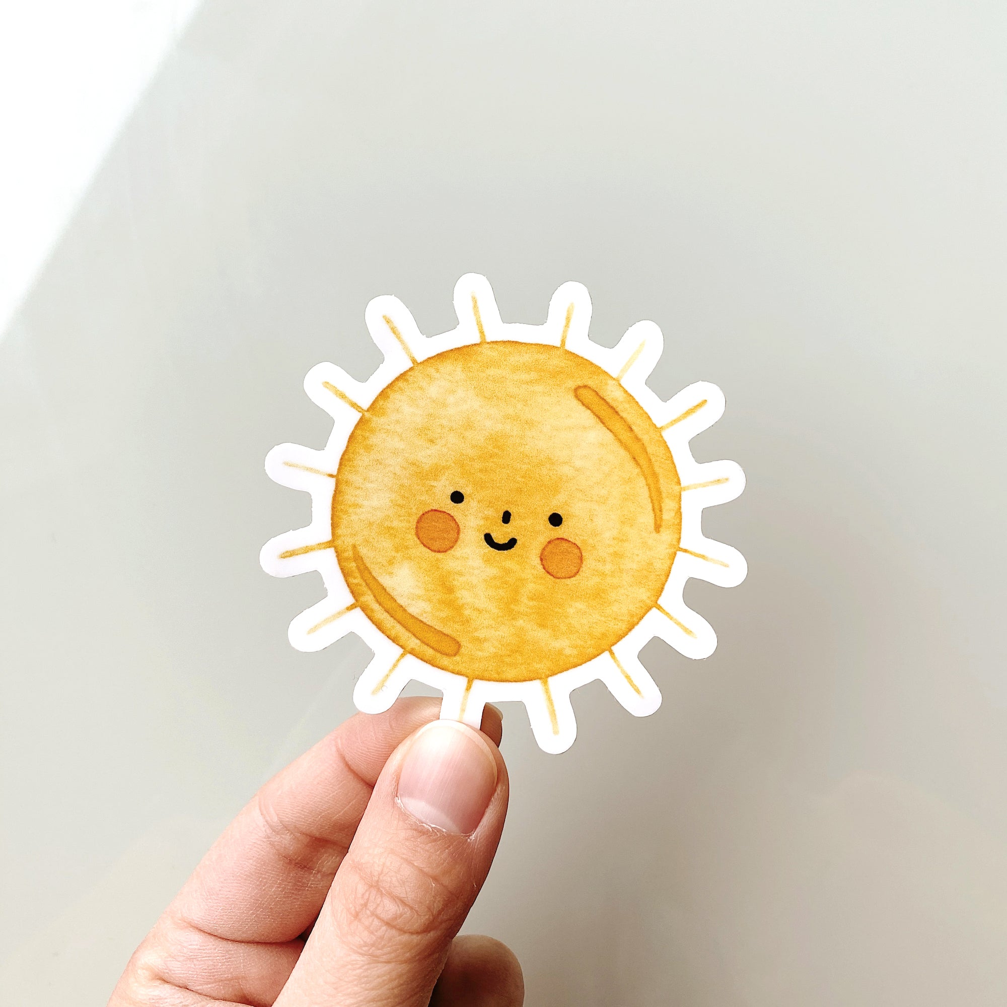 Sunshine Watercolor Sticker