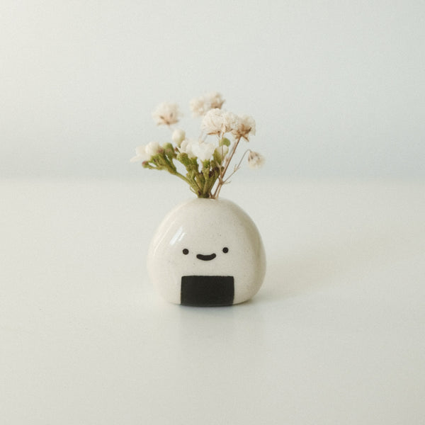 Onigiri Porcelain Mini Bud Vase