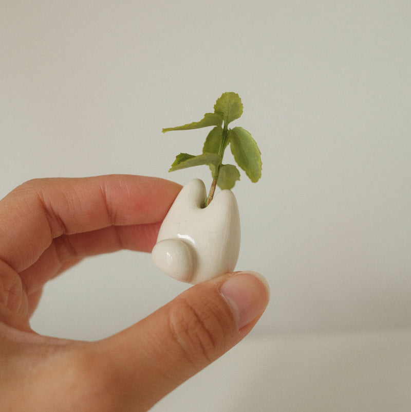 Totoro Porcelain Mini Bud Vase