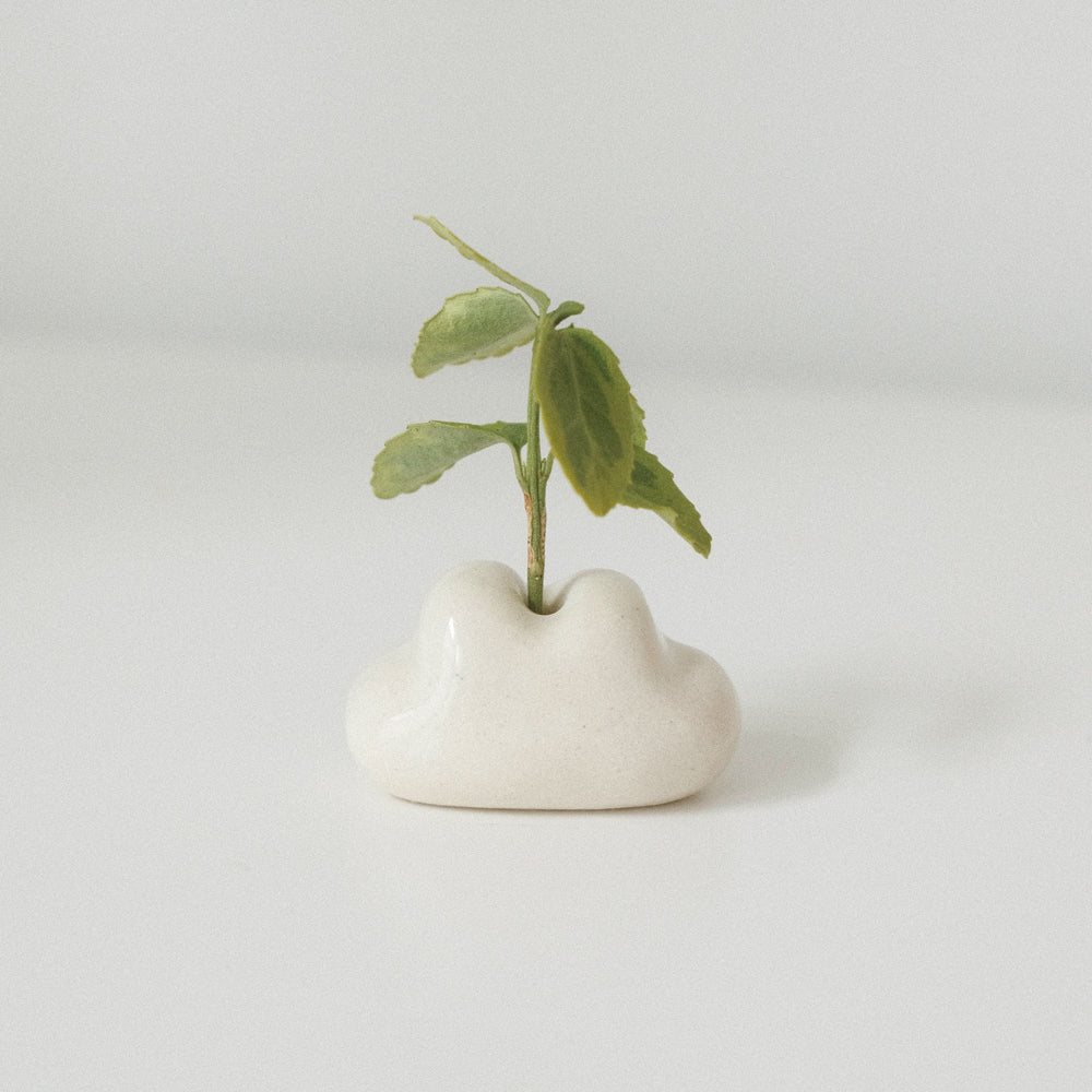 Ceramic Cloud Mini Bud Vase