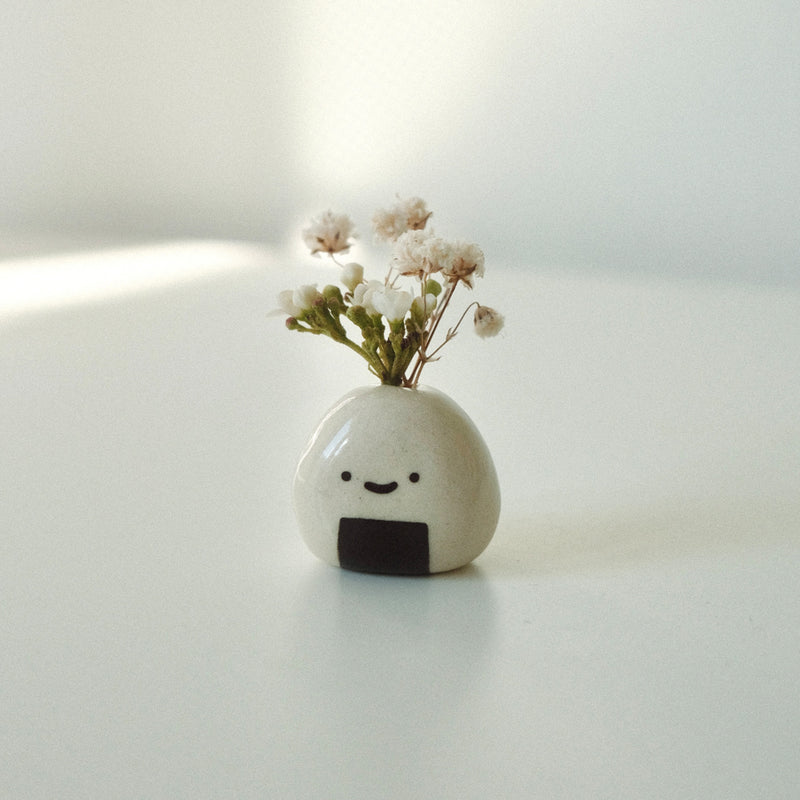 Onigiri Porcelain Mini Bud Vase - PREORDER