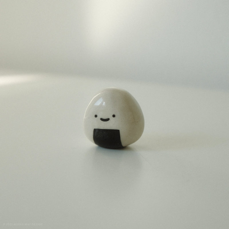 Ceramic Onigiri Lucky Charm