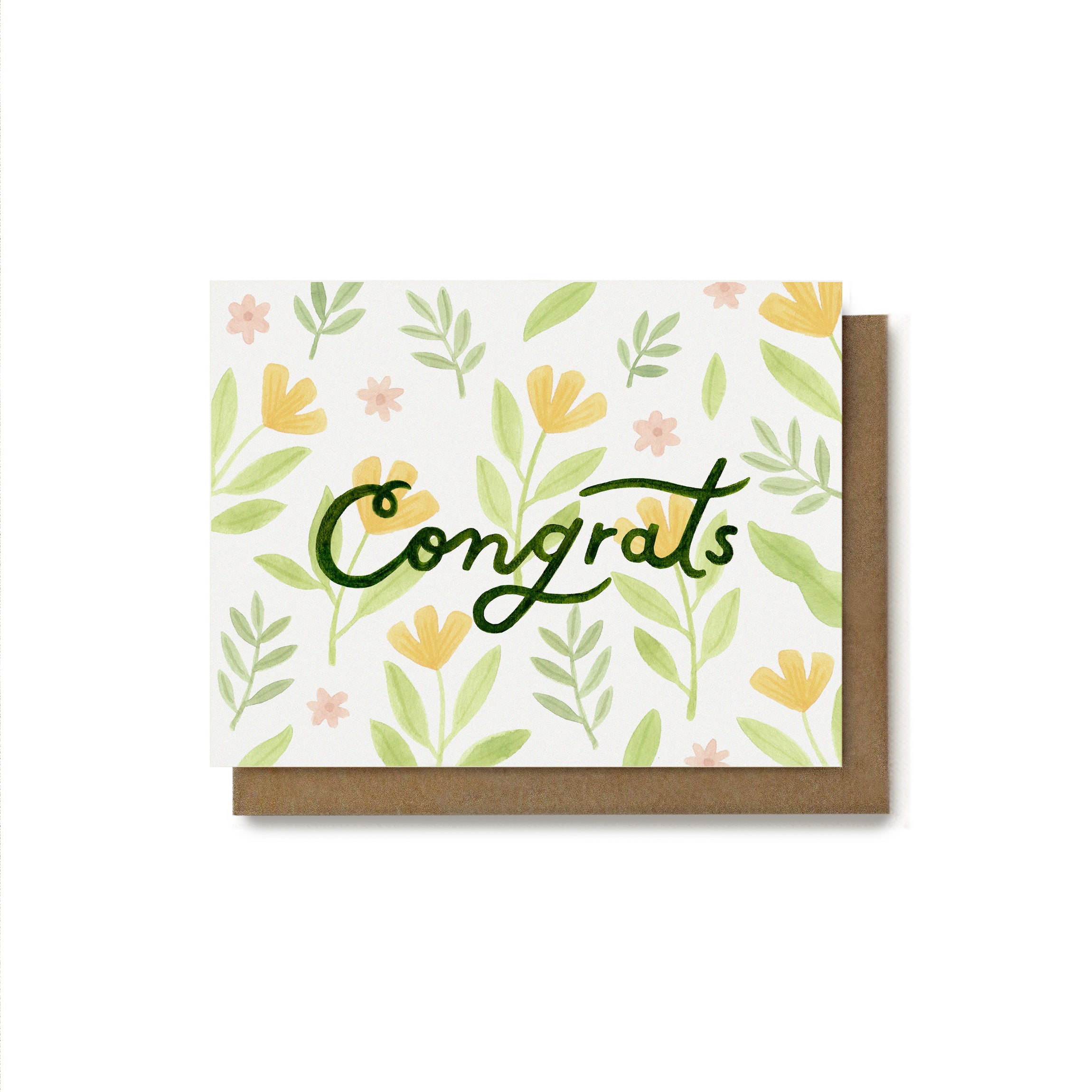 Congrats Floral Card