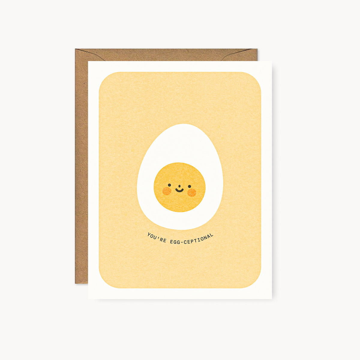 You're Egg-ceptional - Risograph Card
