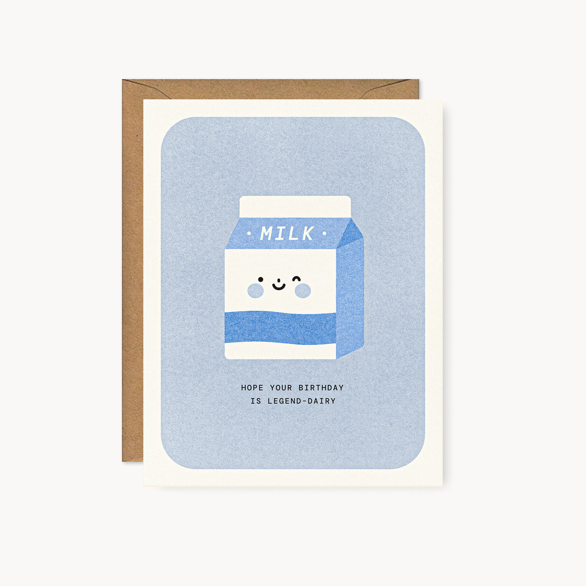 Legend-dairy Birthday - Milk Risograph Card