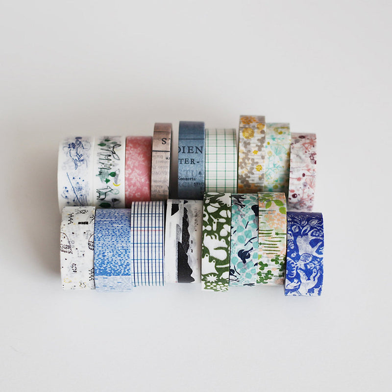 Ten to Sen Green Forest Classiky Washi Tape