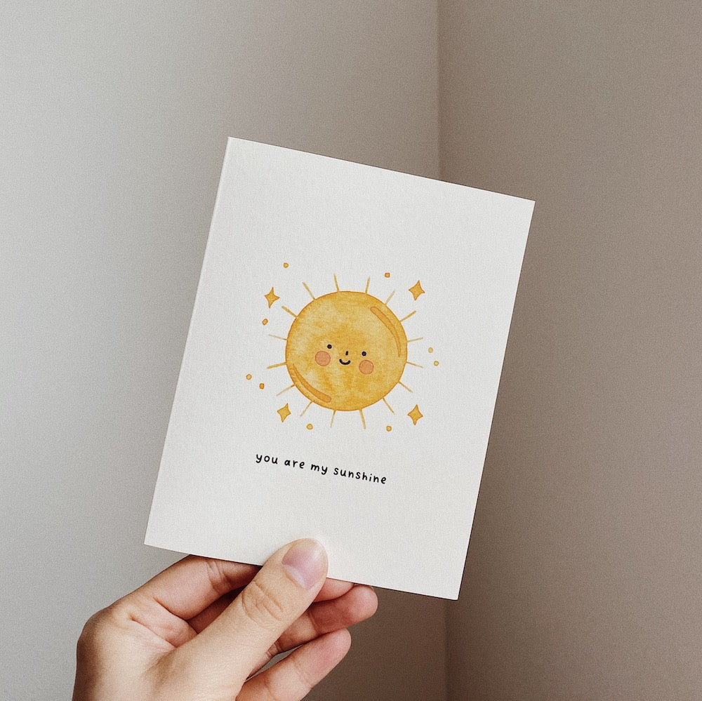 You Are My Sunshine Card