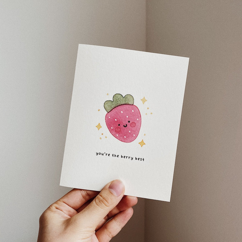 You're The Berry Best Pun Card