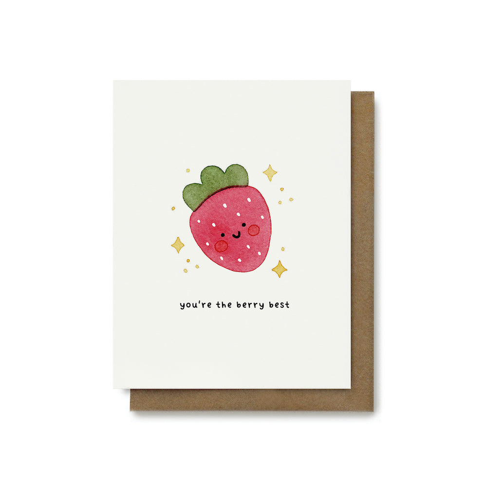 You're The Berry Best Pun Card