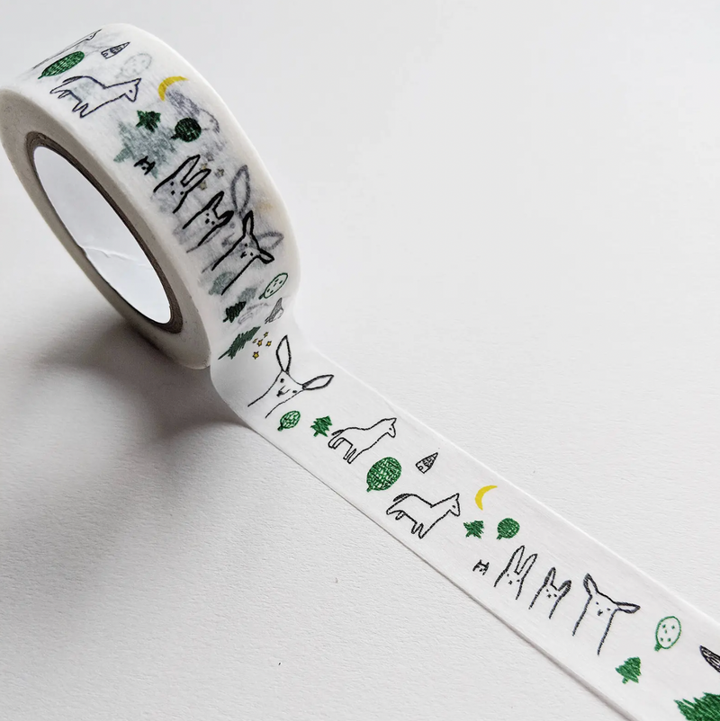 The Forest Woodland Animal Classiky Washi Tape
