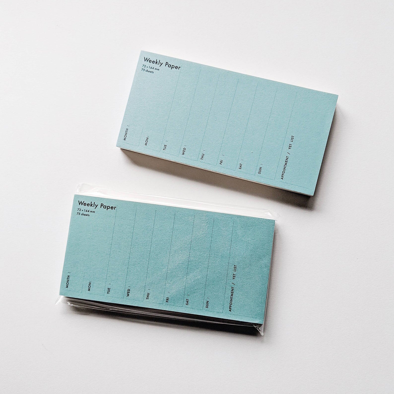 Weekly Planner Pocket Notepad by Drop Around x Classiky