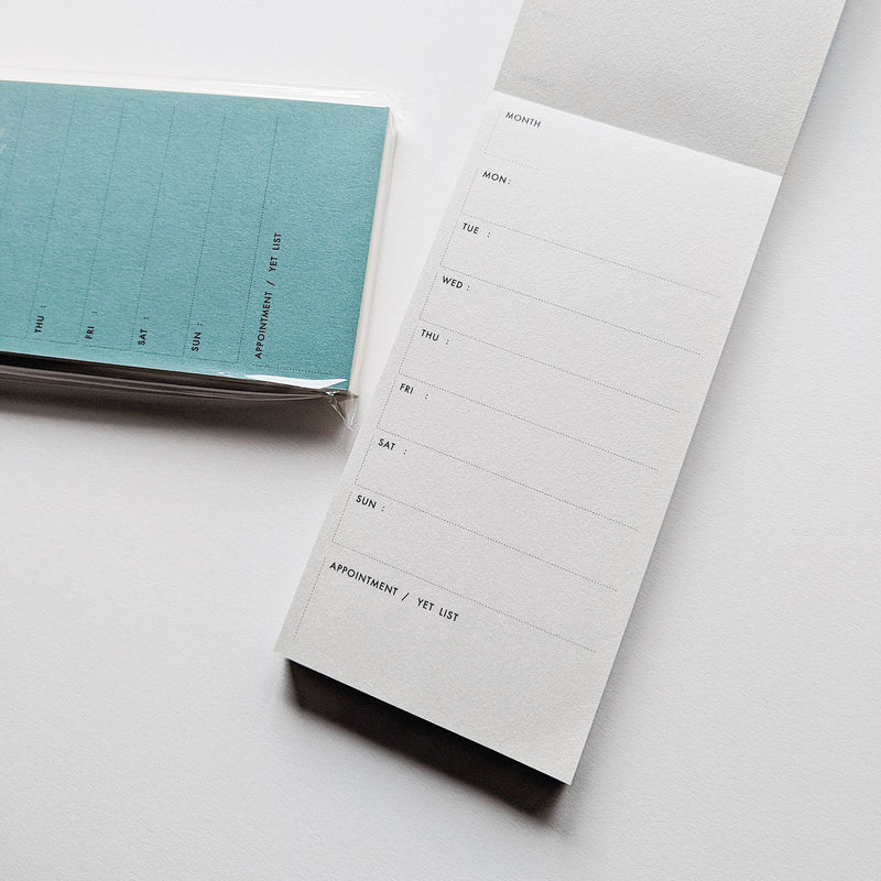 Weekly Planner Pocket Notepad by Drop Around x Classiky
