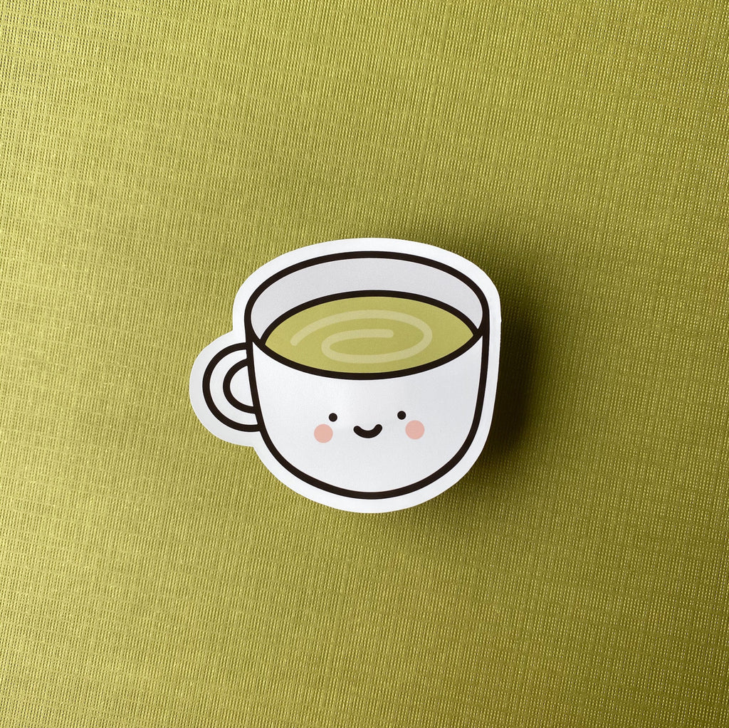 Cute Matcha Mug, Matcha Lover Gift, Green Tea Mug, Green Tea Lover