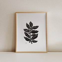 Plant No. 1 - Linocut Art Print